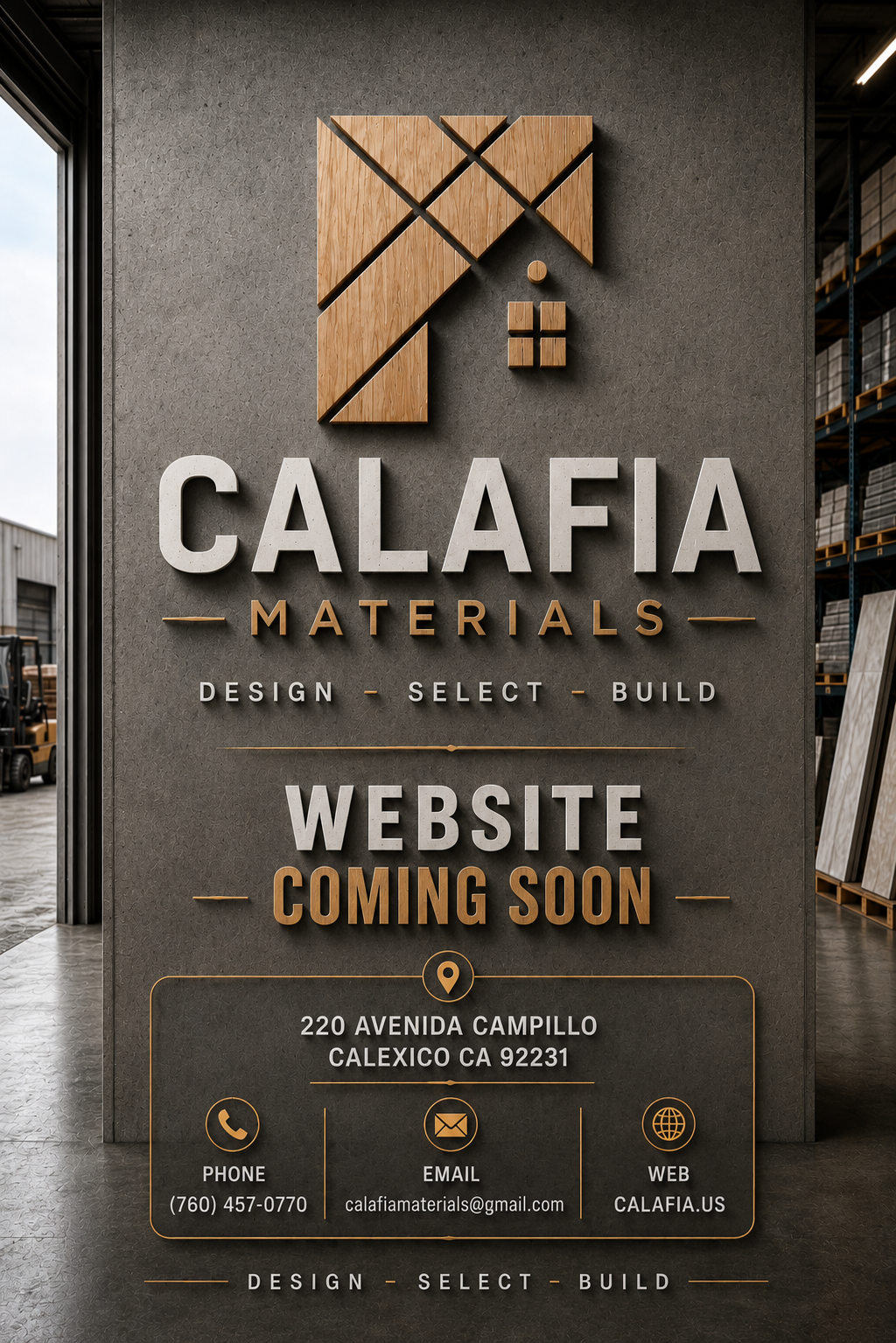 Calafia Materials coming soon
